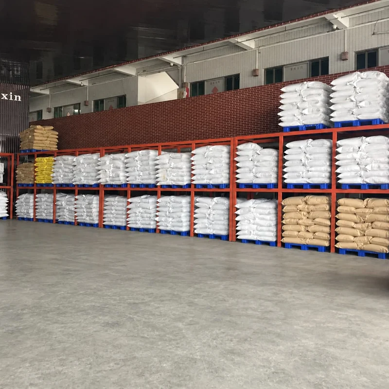 FSX Chemical finished CMC products packed and staged in warehouse before shipment