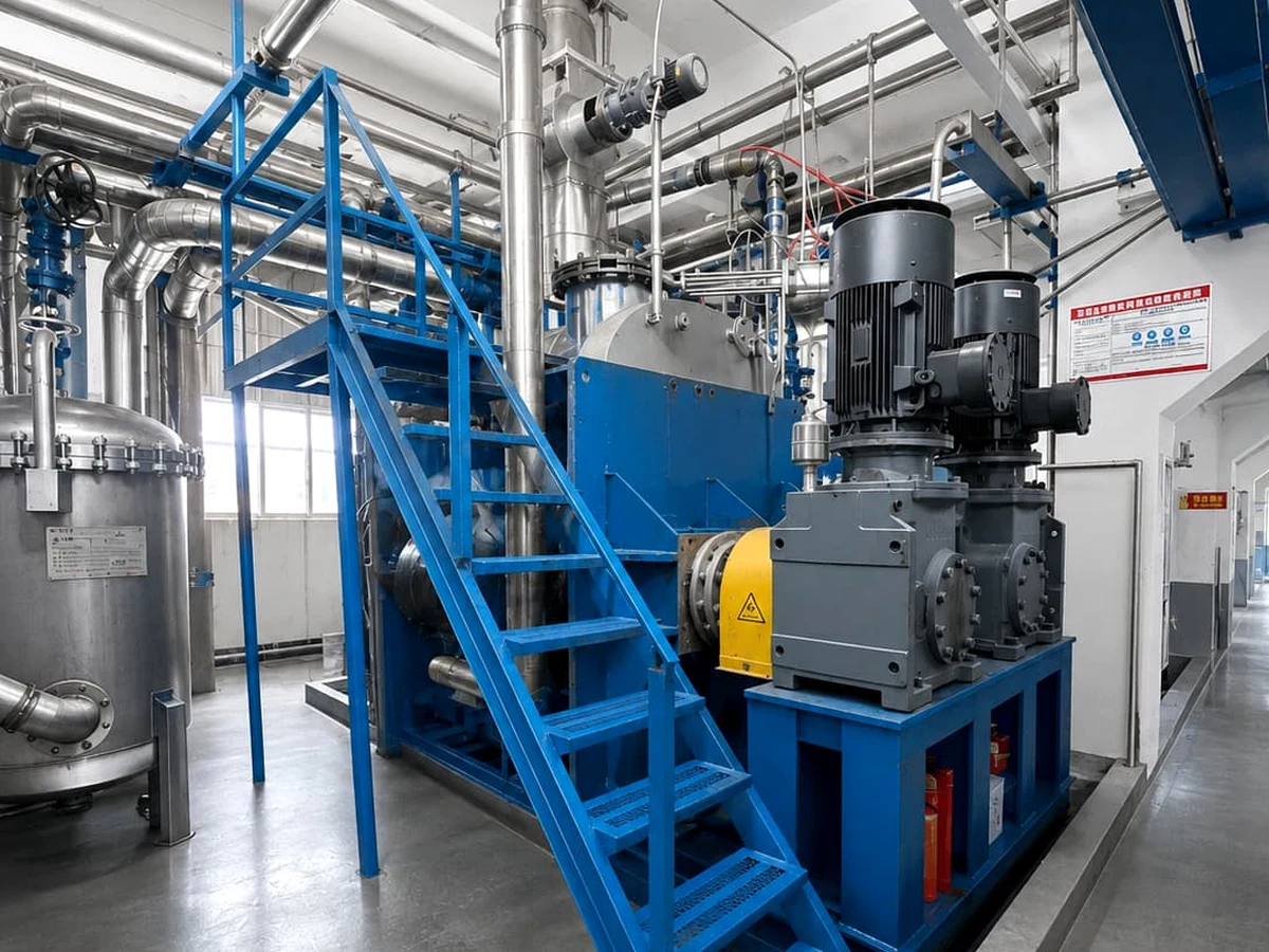Alkalization stage in controlled CMC production at FSX Chemical