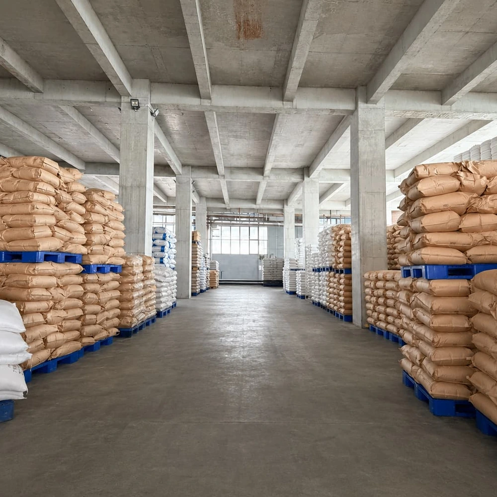 FSX Chemical warehouse with packed textile printing chemical products