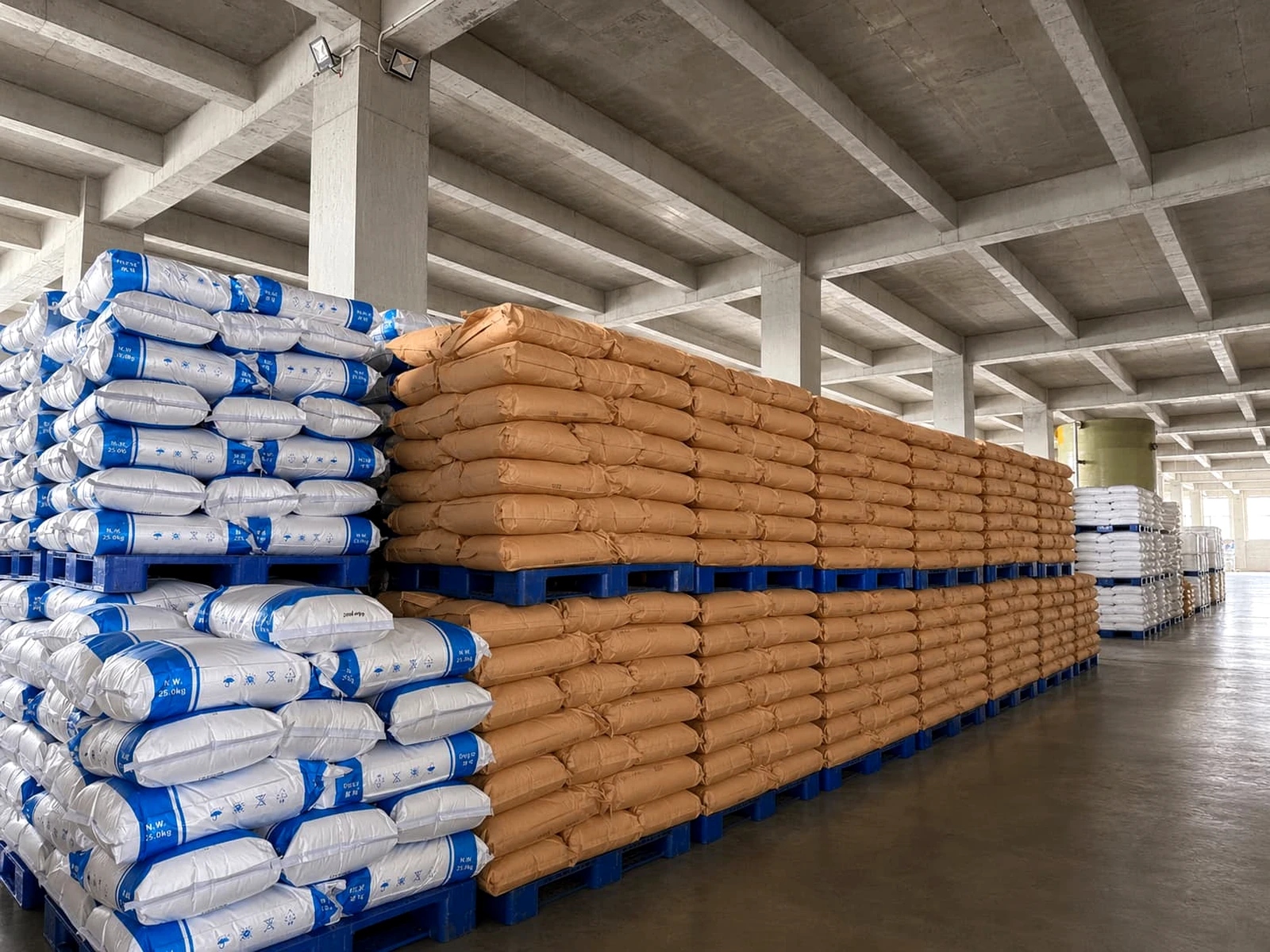 FSX Chemical packing warehouse for 25 kg bags and 500 kg jumbo bags textile printing thickener supply