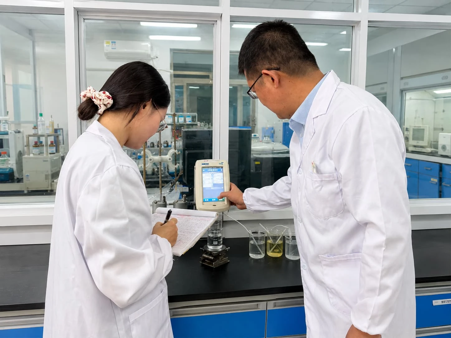 FSX Chemical quality control lab testing for textile printing thickeners