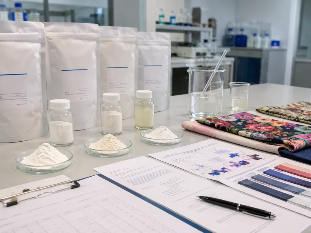 FSX Chemical CMC sodium alginate and textile printing thickener samples for quotation review