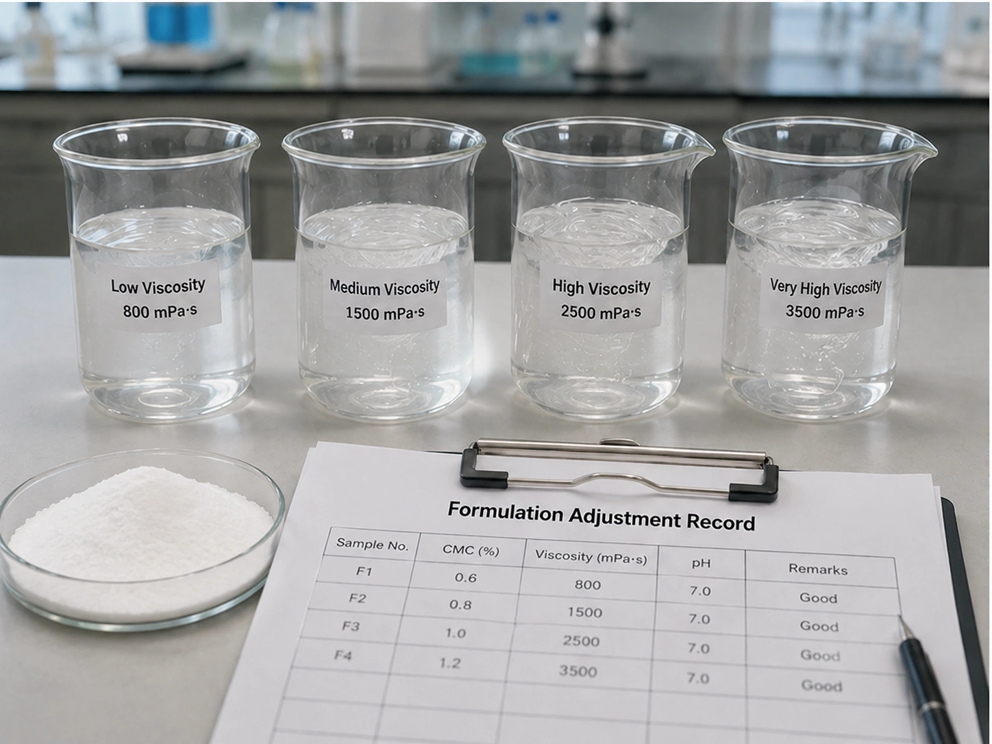 Produit chimique FSX de qualité CMC-LD destiné à ajuster la viscosité et la composition des pâtes d'impression textile