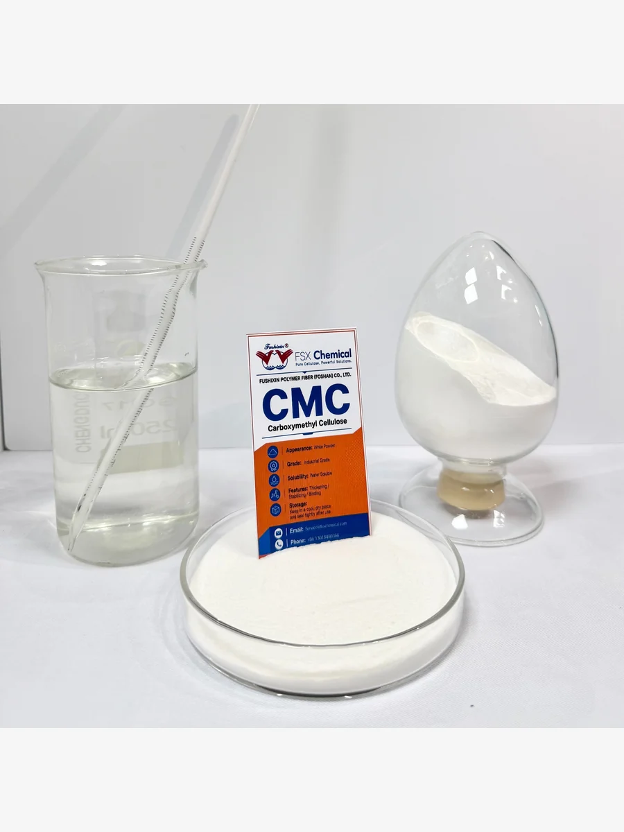 CMC powder and prepared stock paste for textile printing thickener application
