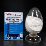 FSX Chemical firmasının tekstil baskısı ön işlemine yönelik dijital baskı macunu ürün örneği