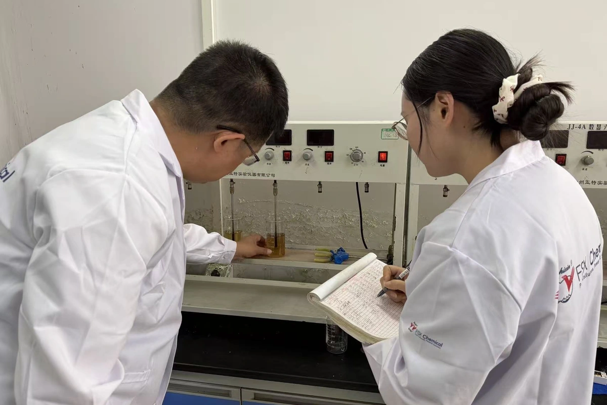FSX Chemical digital printing paste lab verification with sample testing and technical record review