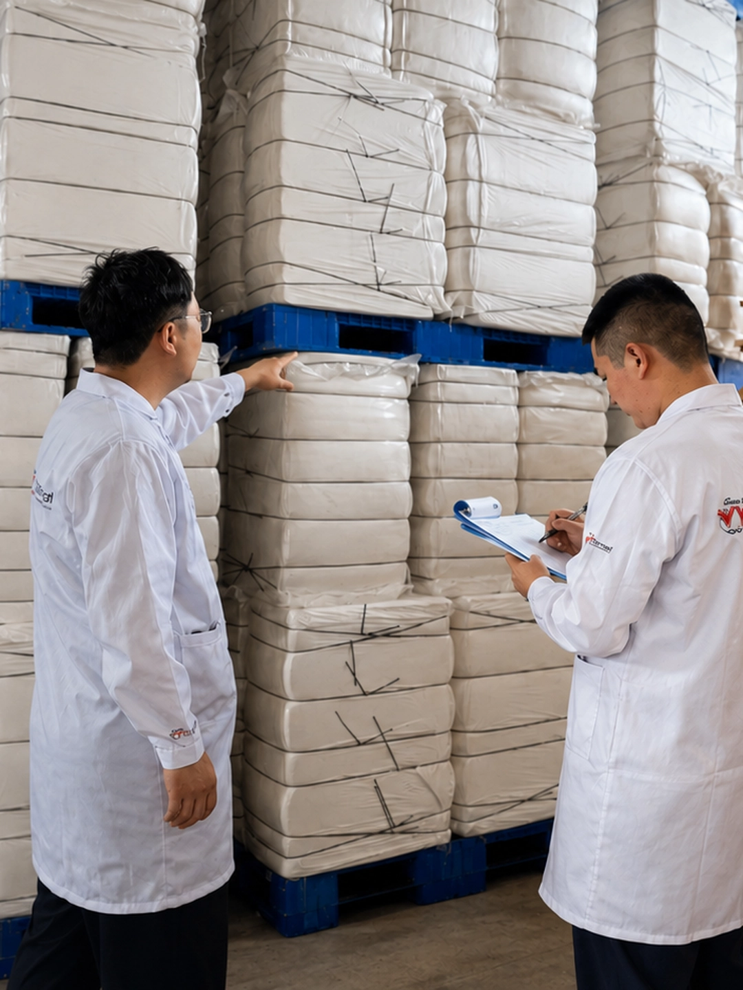FSX Chemical textile printing paste warehouse quality inspection and bulk supply mobile banner